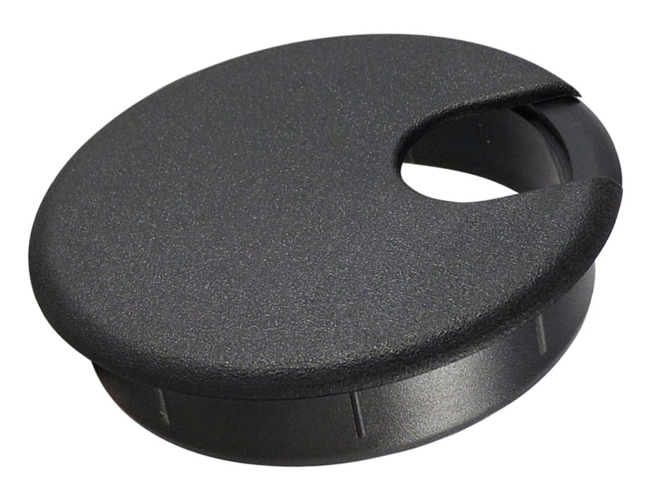 Cable hole tidy ABS - 2-piece design - round