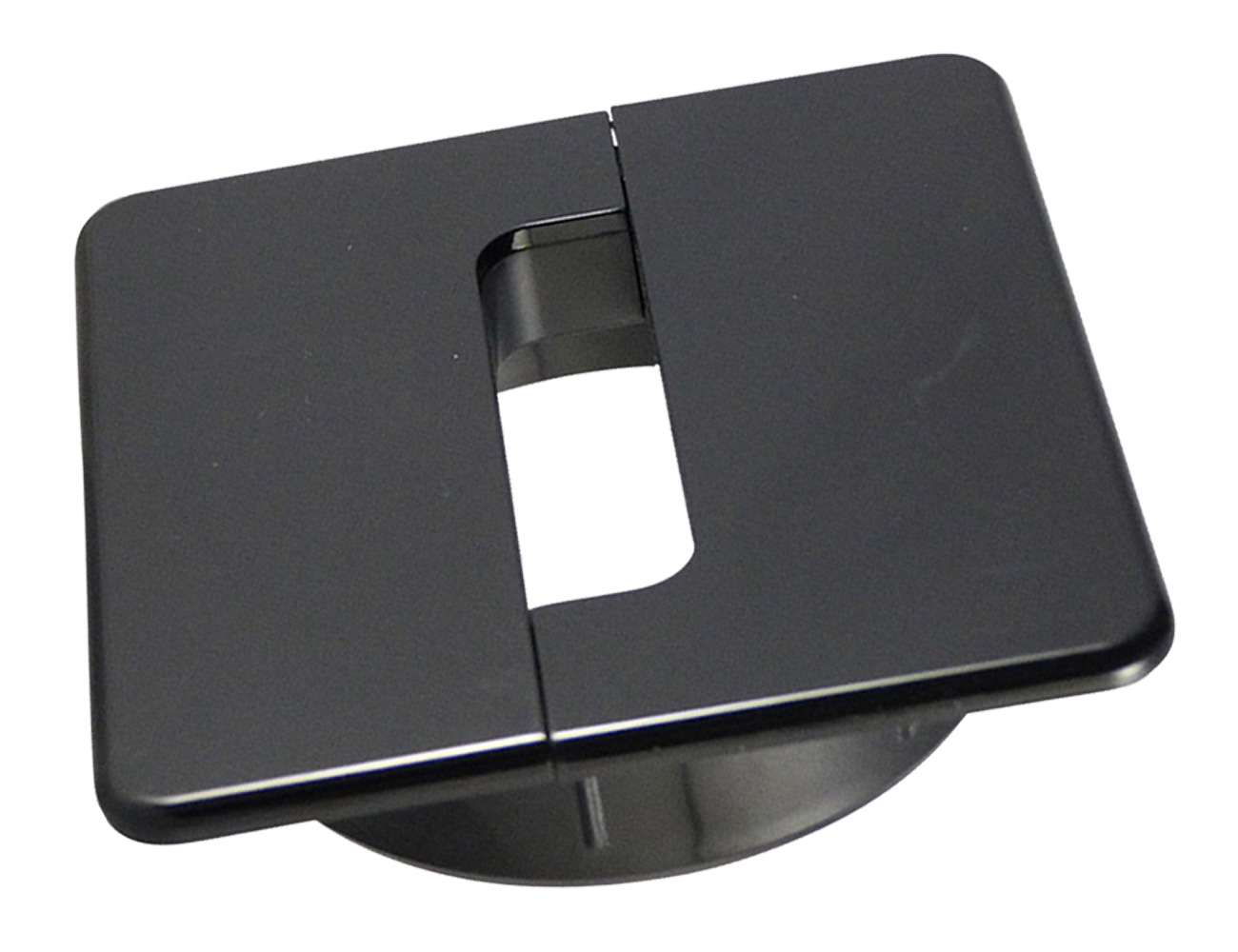 Cable hole tidy ABS - 3-piece design - square