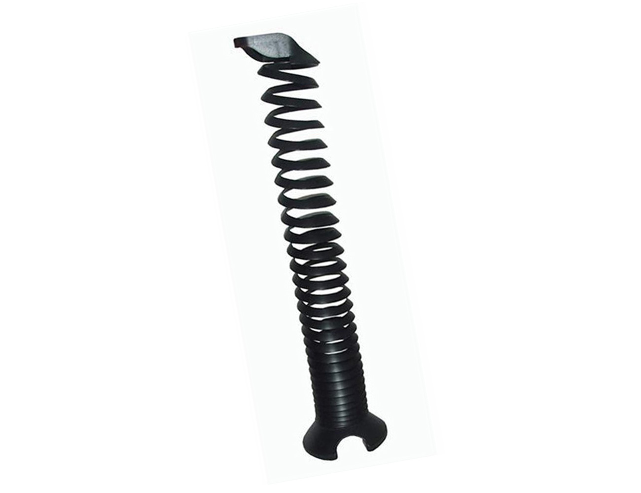 Vertical spiral cable snake with base and table clamp