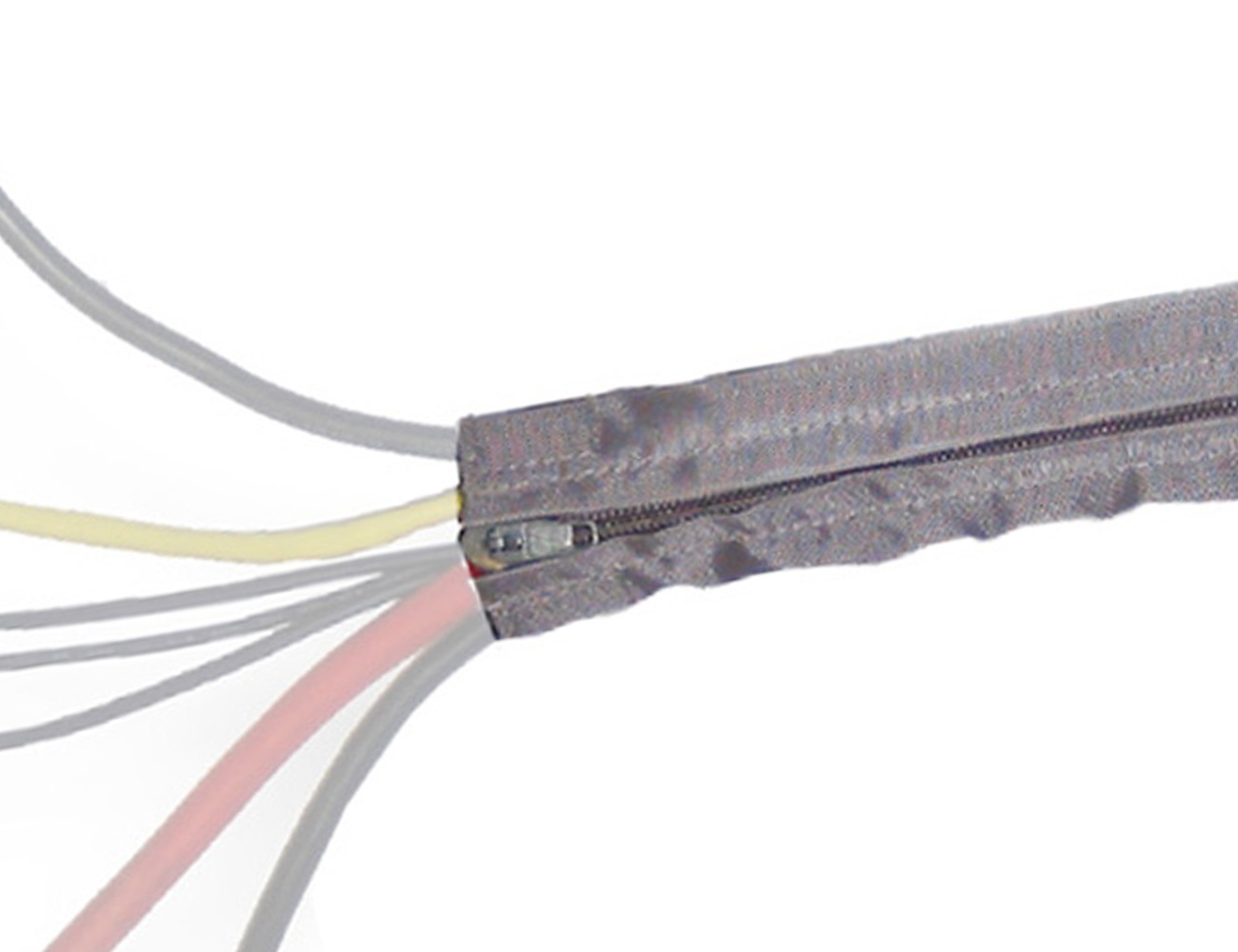 ZipZ cable cover with zipper