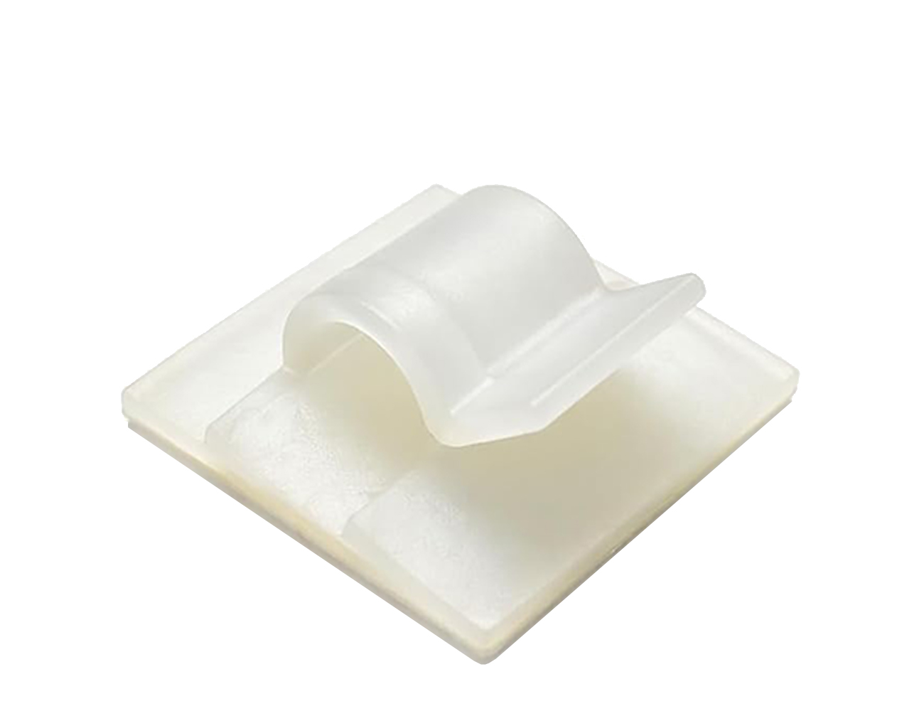 Cable clips – self-adhesive – round cable bundles