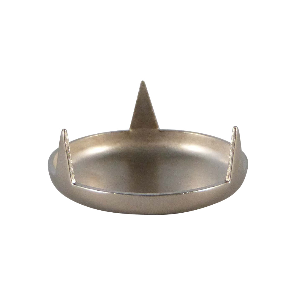furniture glides 10mm with 3 clamps nickels
