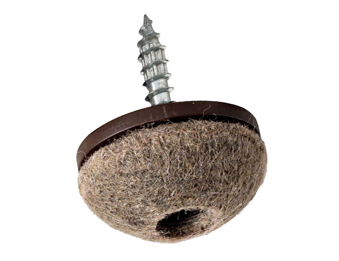 Screw on felt glides with ball head – angled up to 35°