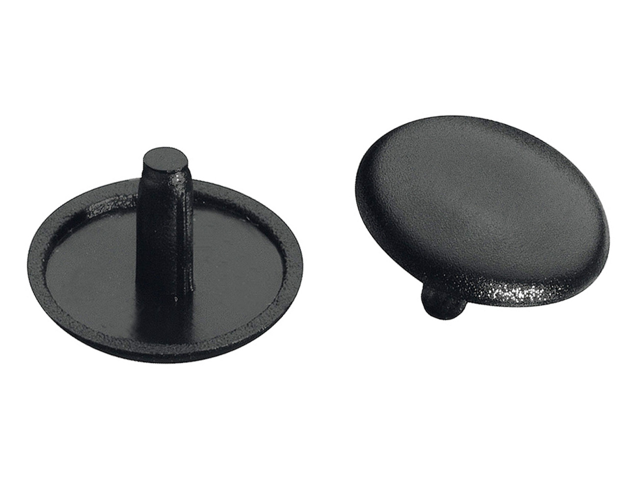 Decorative stemfix finishing caps for rivets and mirror screws