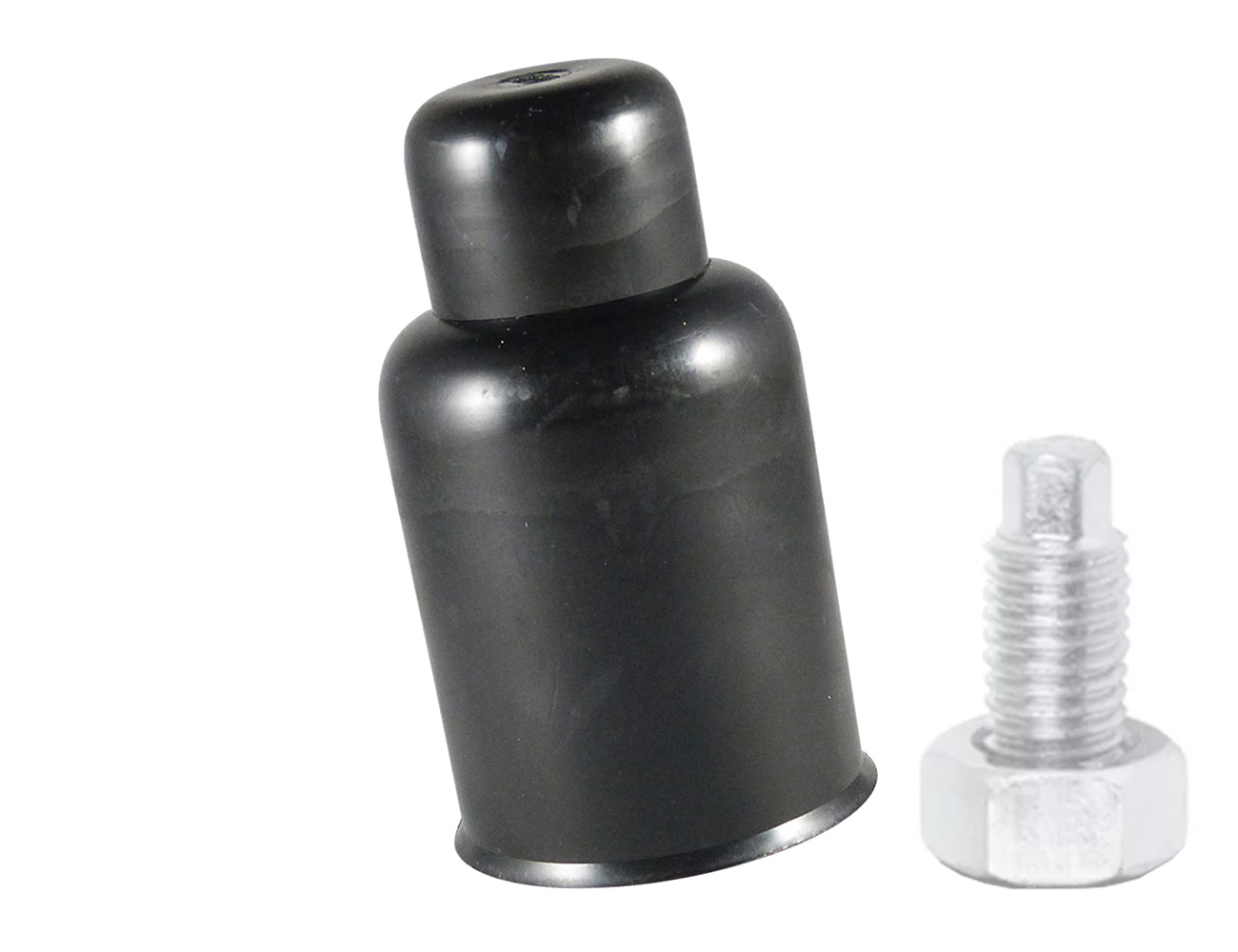 Bolt and nut protection caps - telescopic
