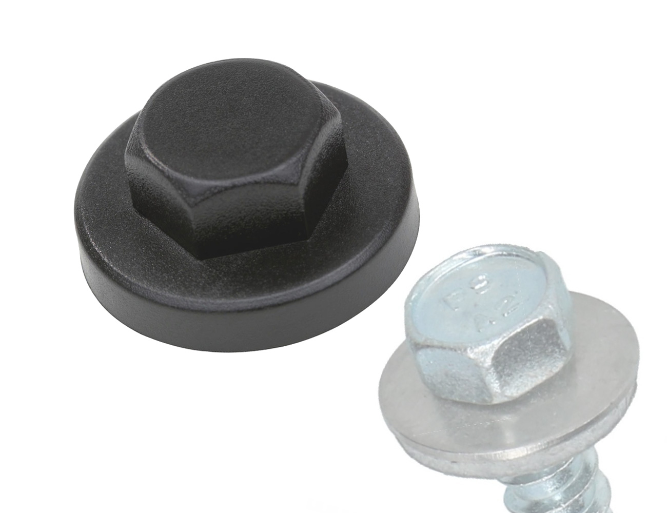 Tek screw facade cover caps