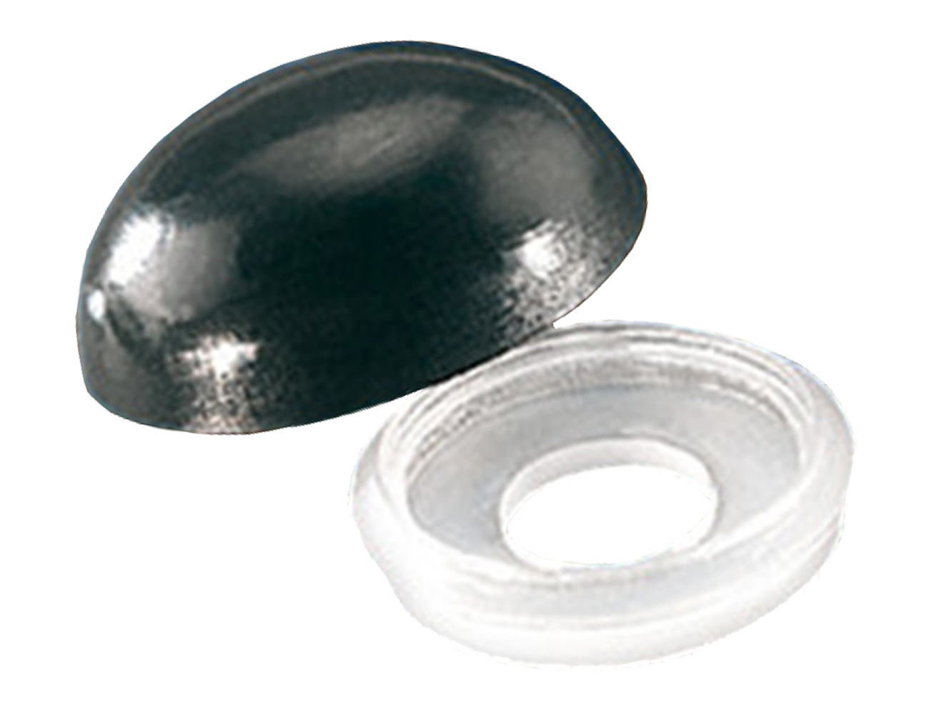 Protection covers - 2 piece  - domed (smooth)