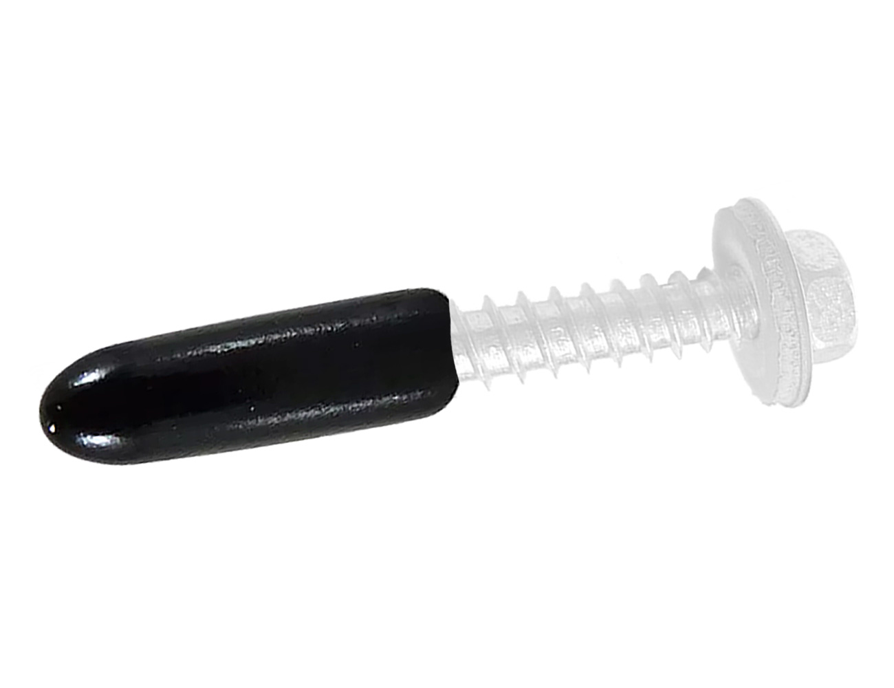 Screw and bolt tip covers - dipmoulded