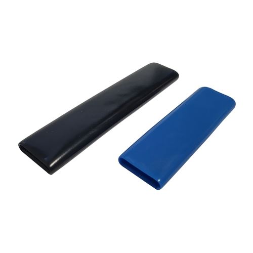 Dip moulded PVC caps for flat steel bar - verpas