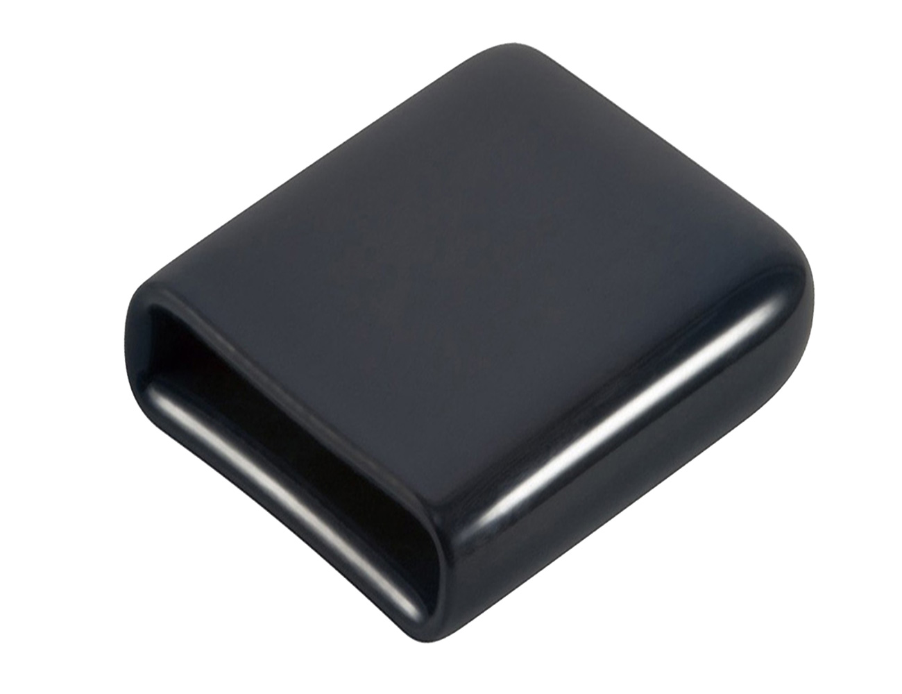 Dip moulded PVC caps for flat steel bar