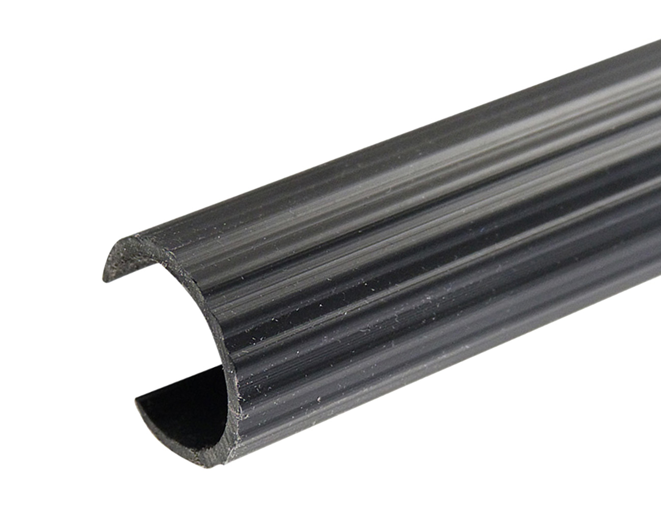 Self-clamping profiles for round tube 