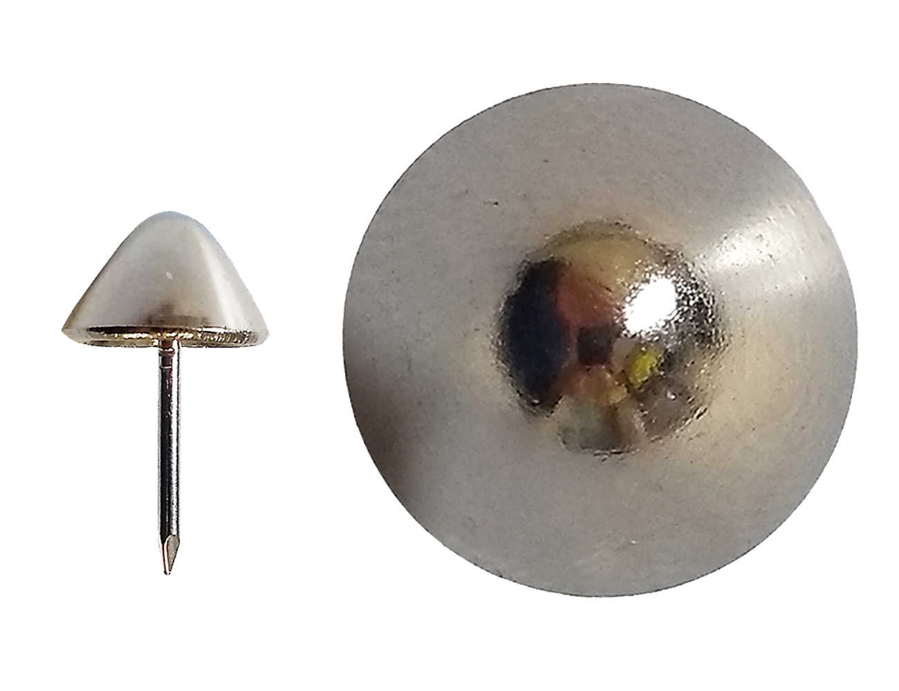 Decorative tack with tapered head