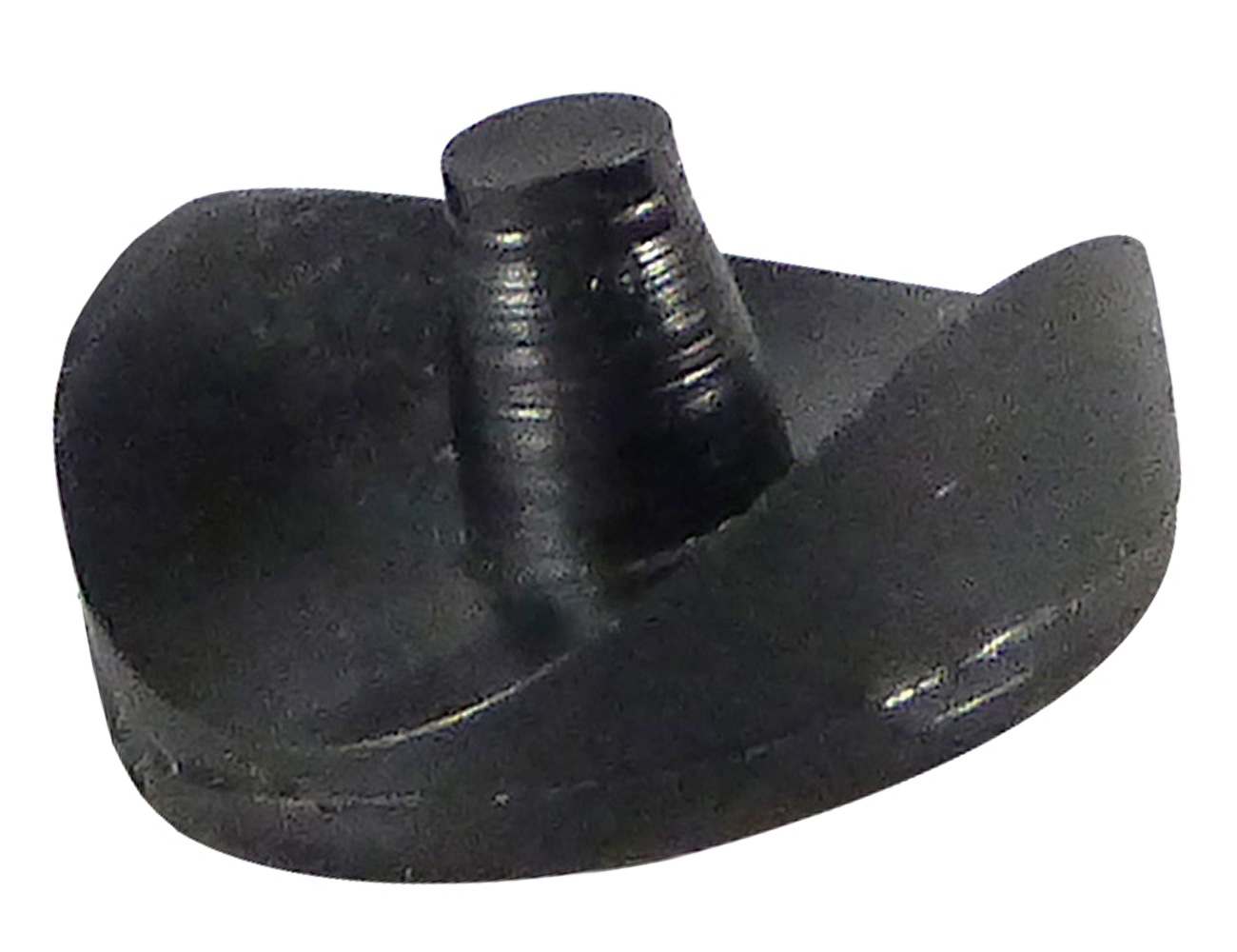 Stacking buffer with peg - curved