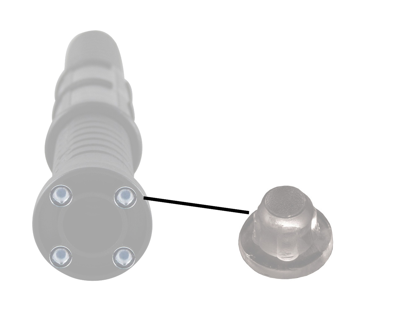 Anti-slip pads for height-adjustable inserts