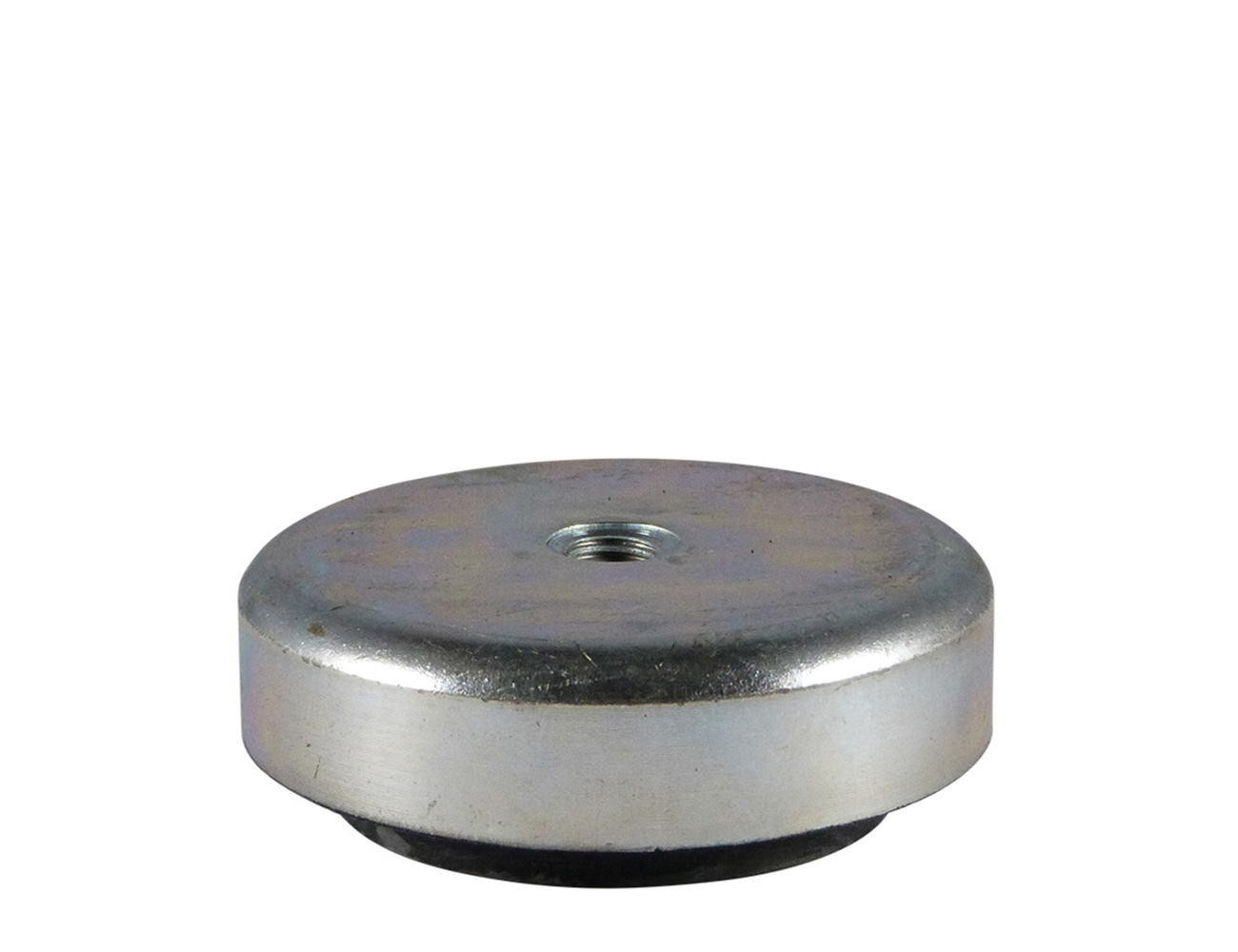 Adjustable machine foot without spindle - anti-vibration design