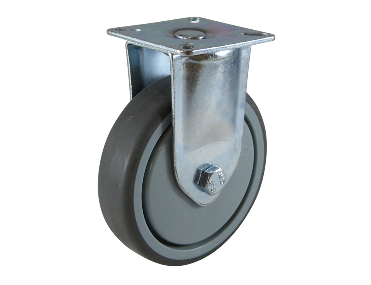 Apparatus fixed castor – mounting plate