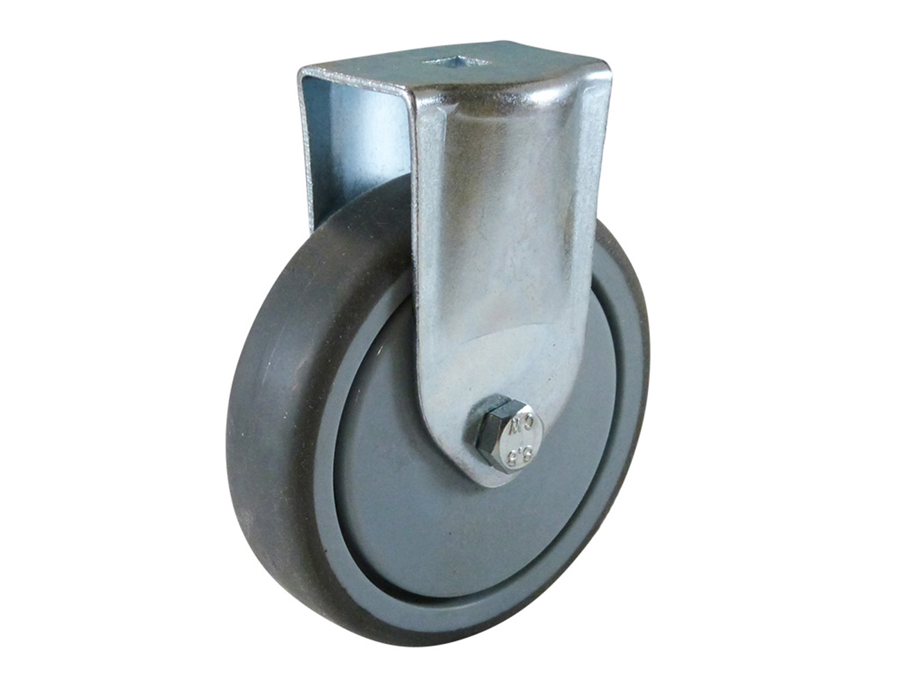 Apparate fixed castor - centre mounting hole