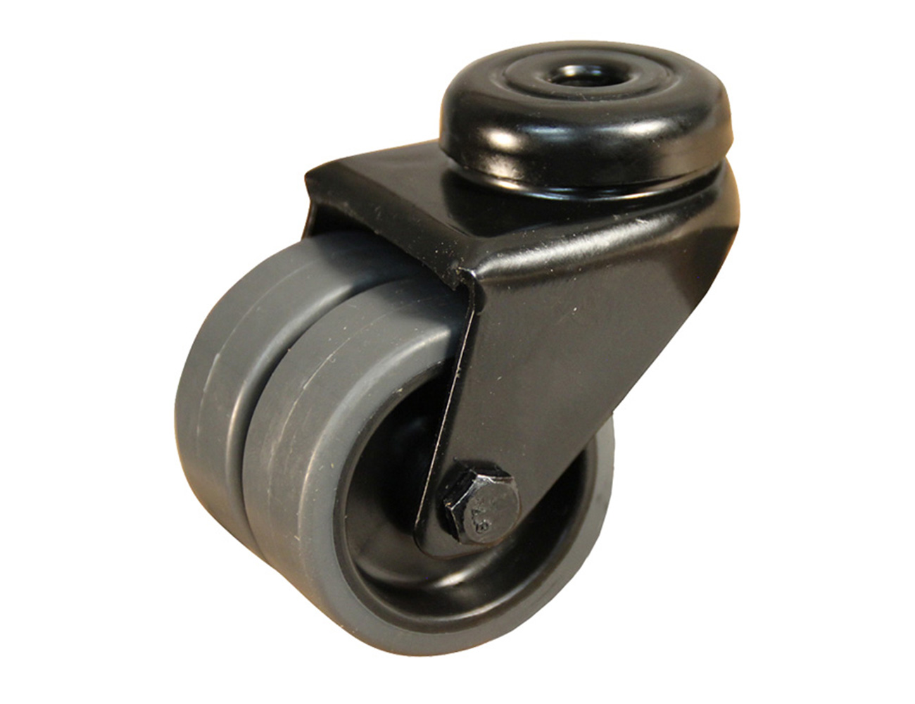 Apparatus swivel castors - centre mounting hole