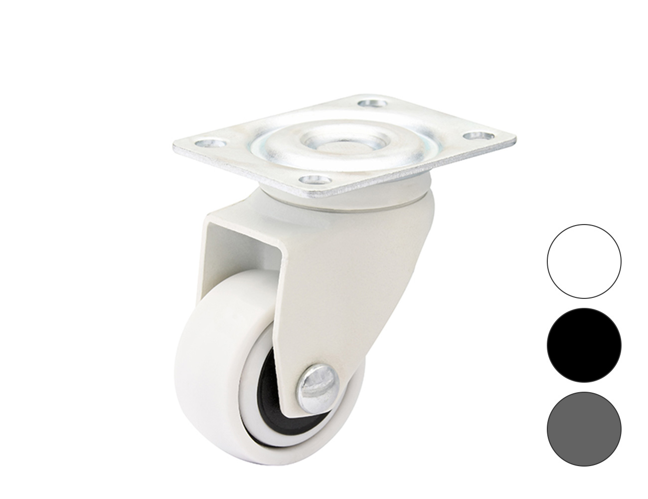 Design swivel castor 3C-series - mounting plate