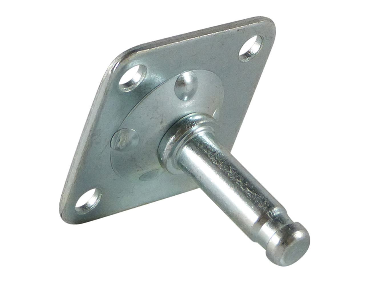 Mounting plate for furniture castors