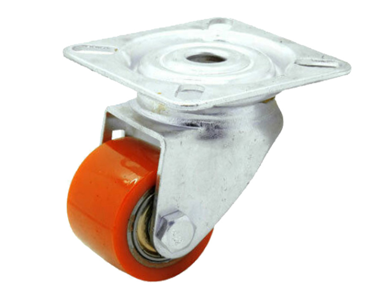 Mini Heavy-duty apparatus swivel castors - mounting plate